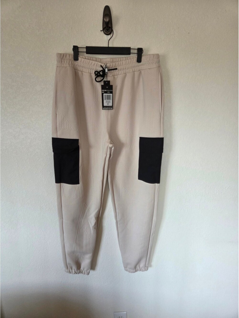 American Stitch Khaki Textured Jogger Pants XXL
